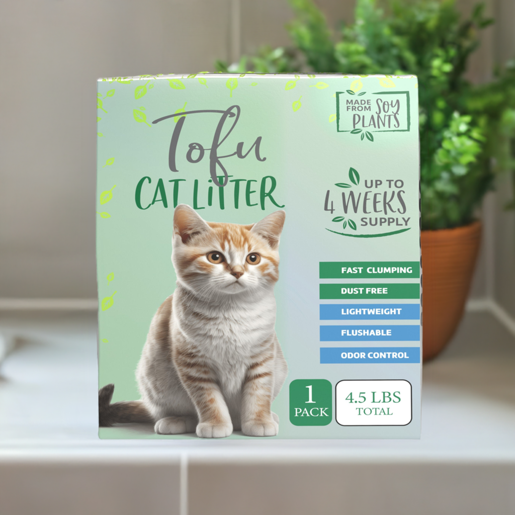 Natural Paw Pellet Tofu Cat Litter for Traditional & Sifting Litter Boxes