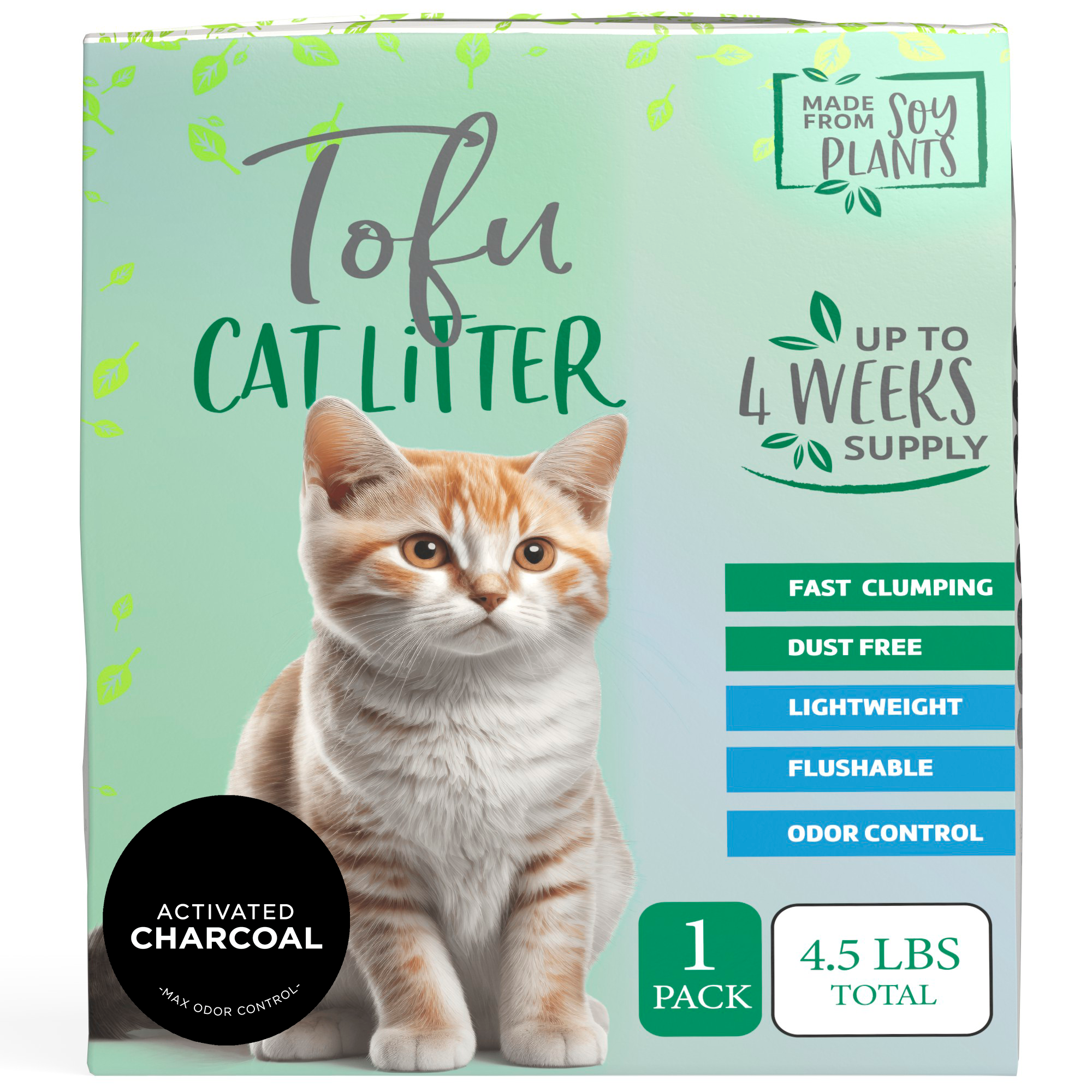 Natural Paw Pellet Tofu Cat Litter for Traditional & Sifting Litter Boxes