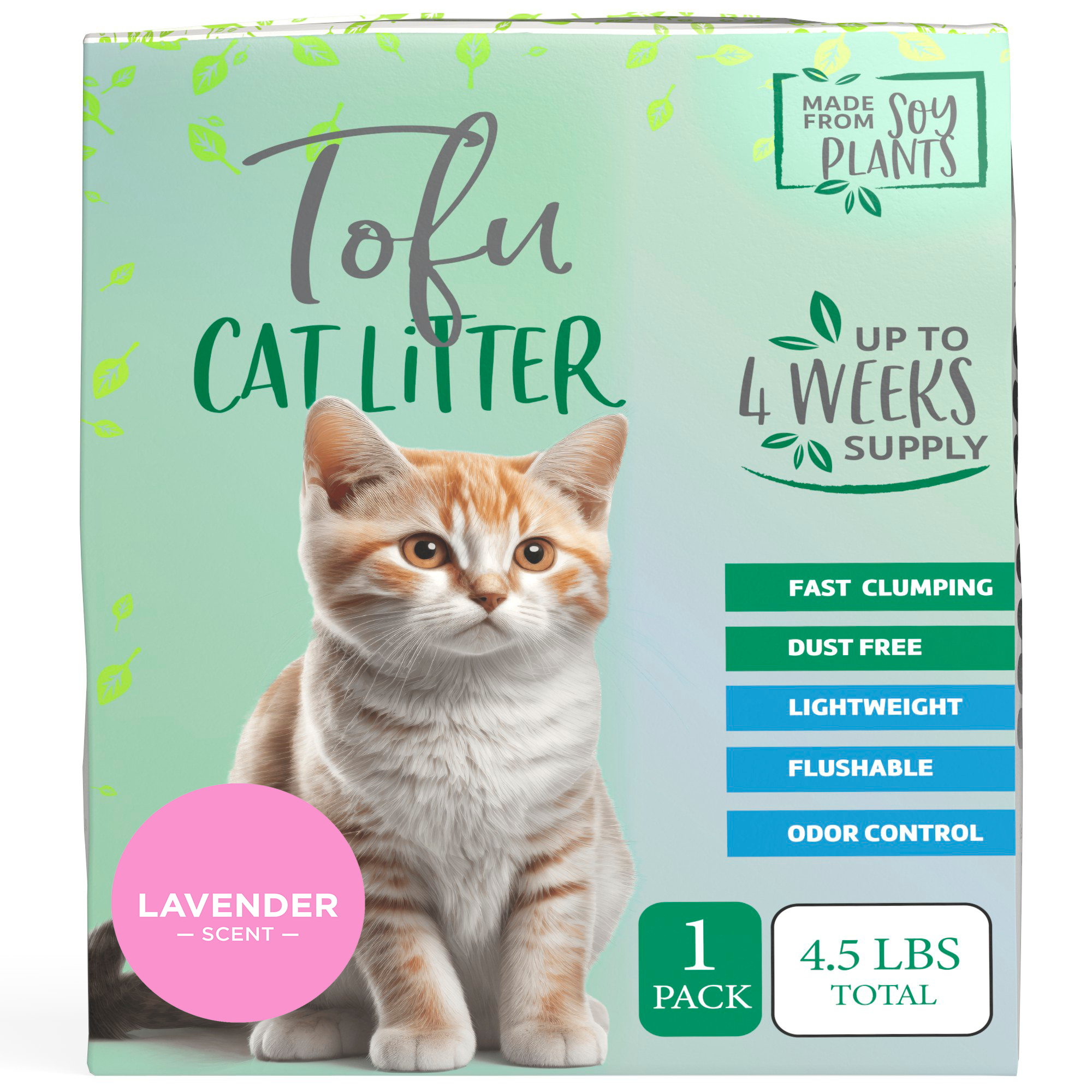Natural Paw Pellet Tofu Cat Litter for Traditional & Sifting Litter Boxes