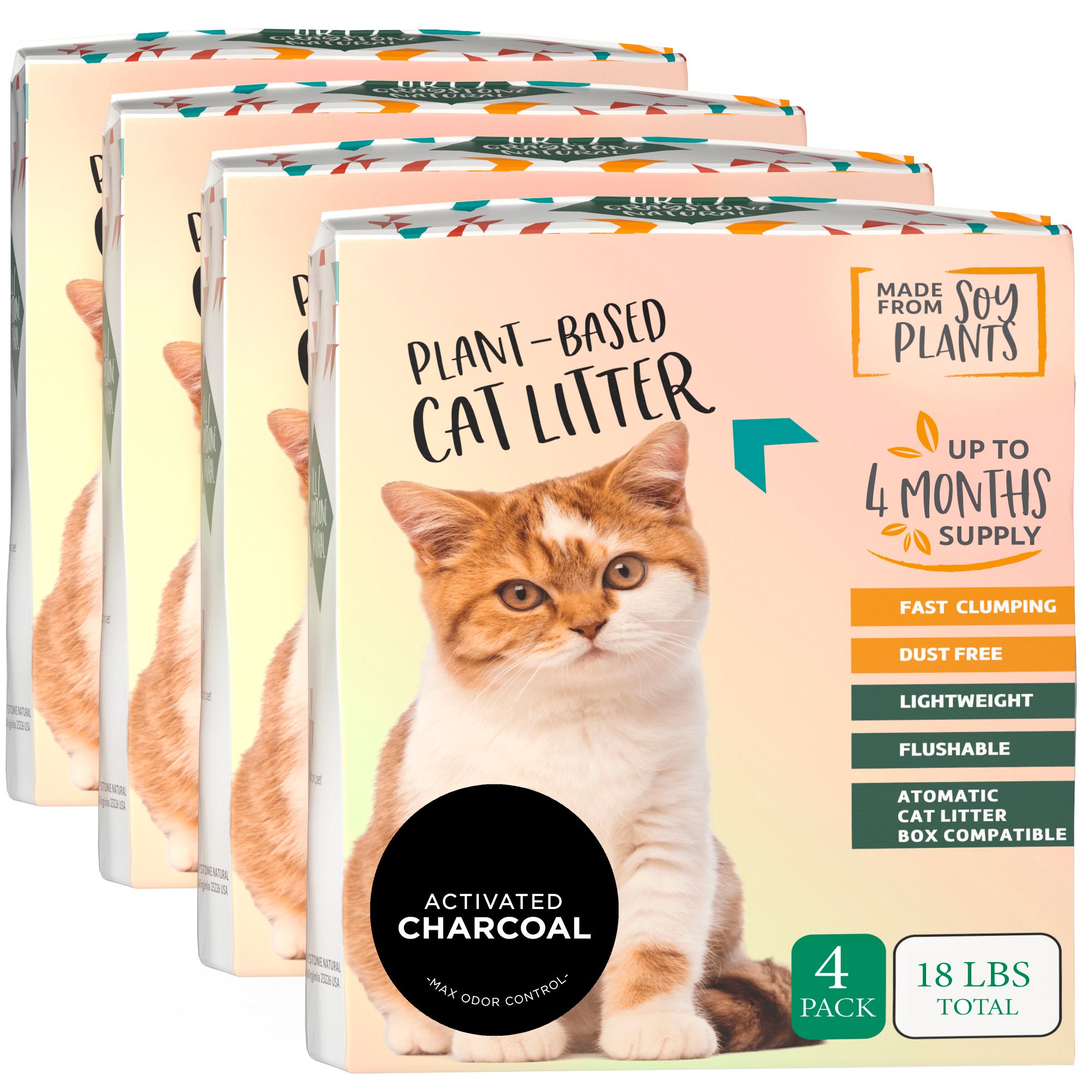 ORI Granular Tofu Cat Litter for Automatic Self-Cleaning Litter Boxes