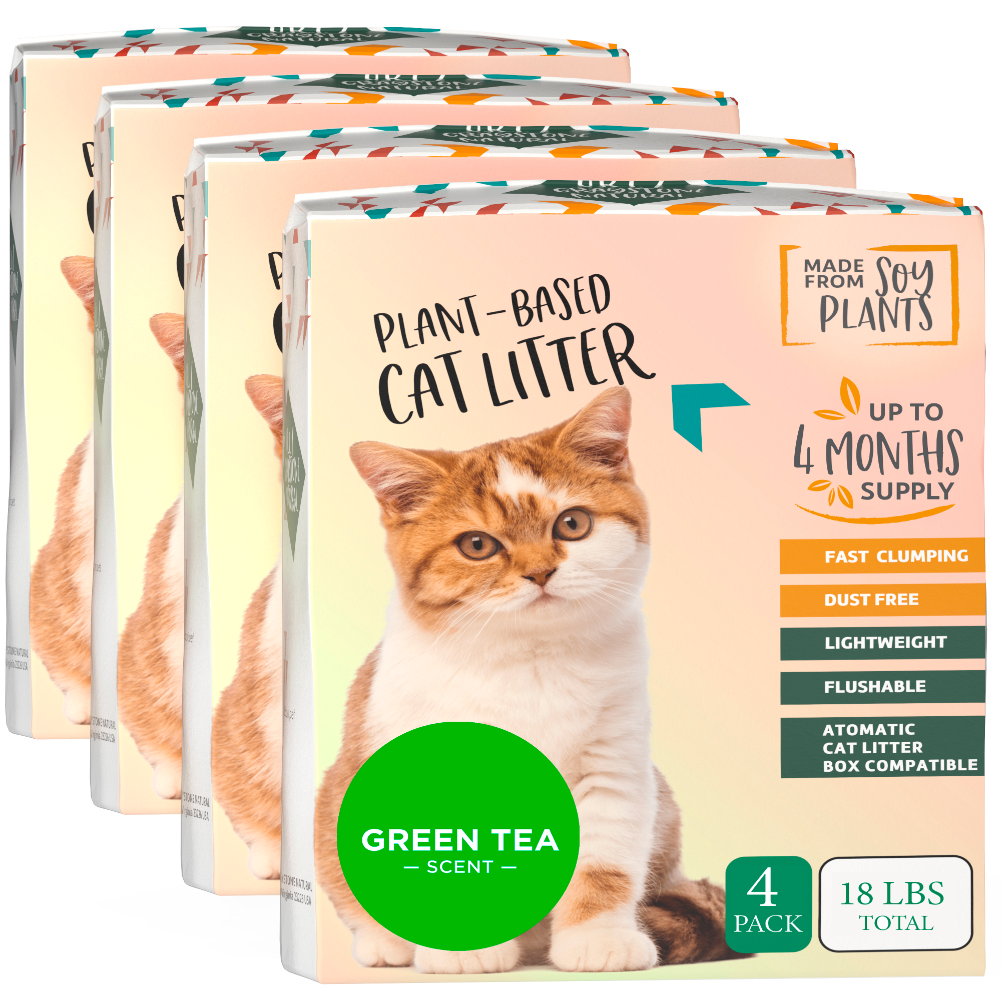 ORI Granular Tofu Cat Litter for Automatic Self-Cleaning Litter Boxes