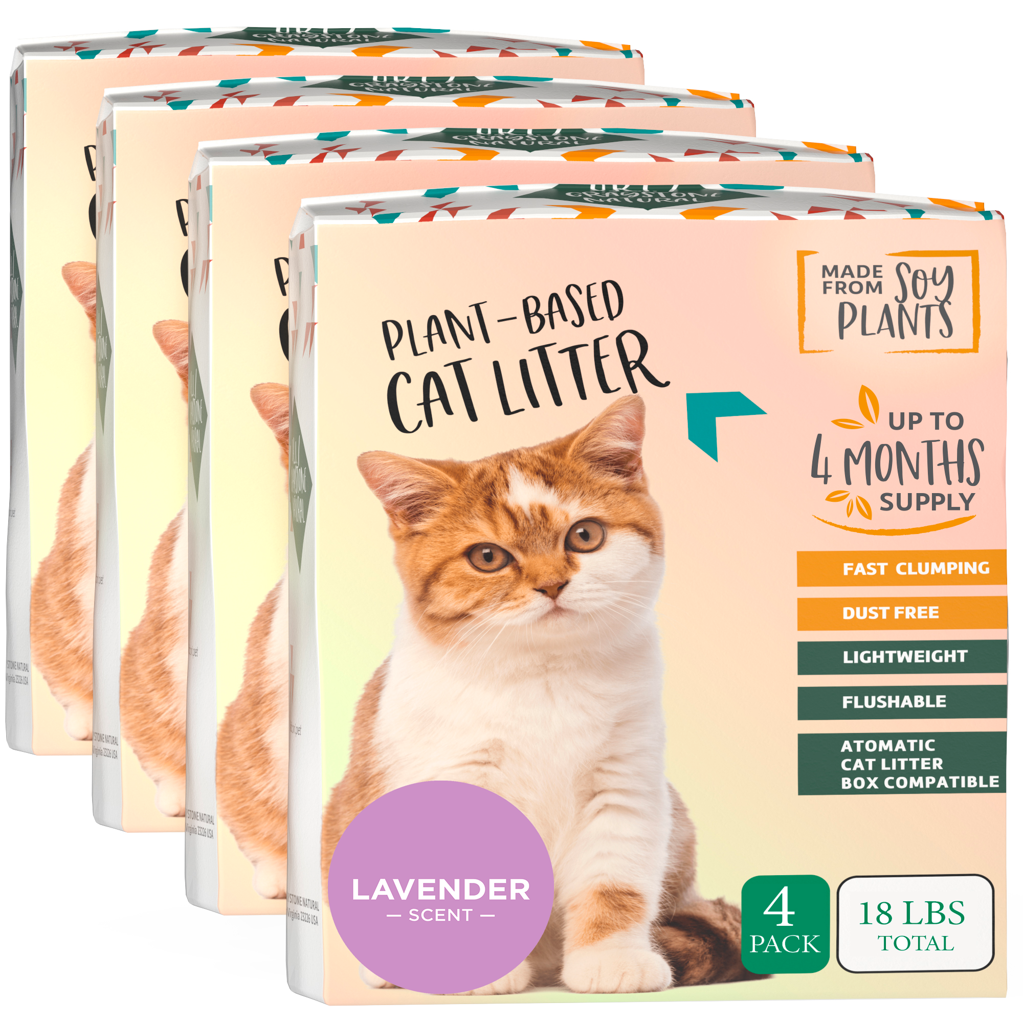 ORI Granular Tofu Cat Litter for Automatic Self-Cleaning Litter Boxes