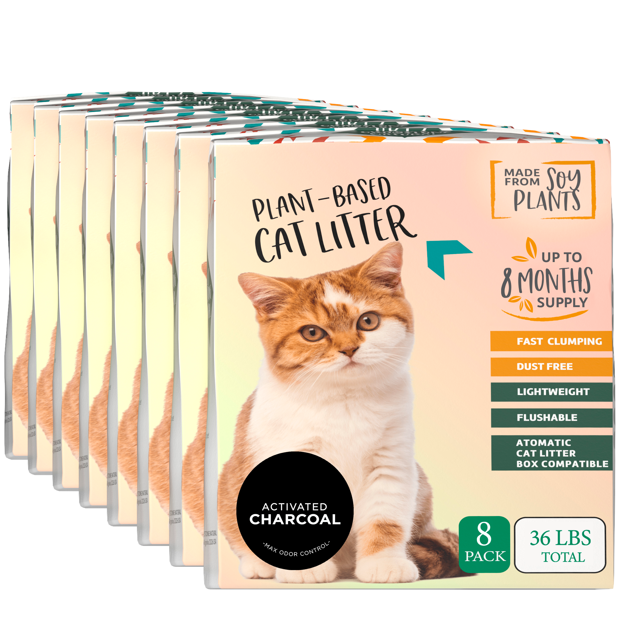 ORI Granular Tofu Cat Litter for Automatic Self-Cleaning Litter Boxes