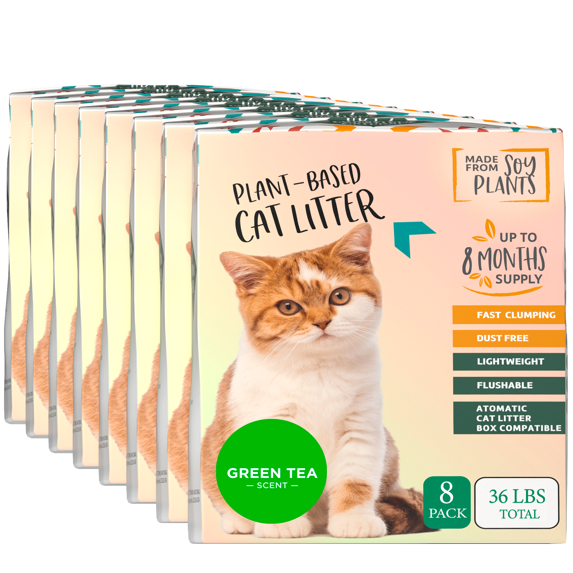 ORI Granular Tofu Cat Litter for Automatic Self-Cleaning Litter Boxes