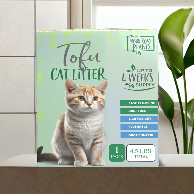 Natural Paw Pellet Tofu Cat Litter for Traditional & Sifting Litter Boxes