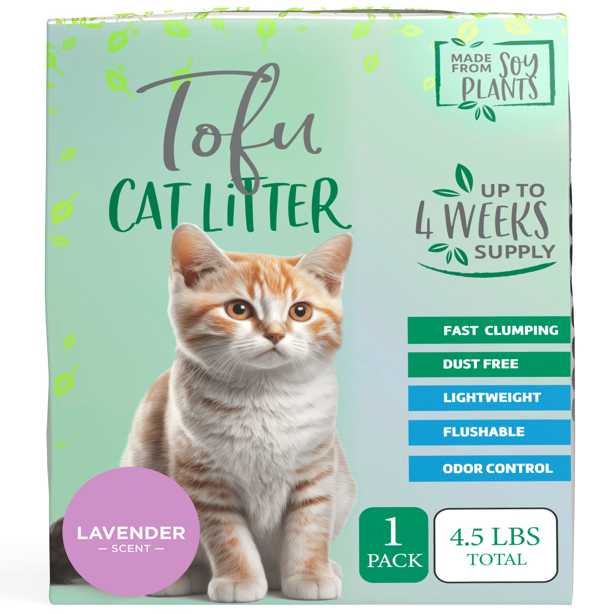 Natural Paw Pellet Tofu Cat Litter for Traditional & Sifting Litter Boxes