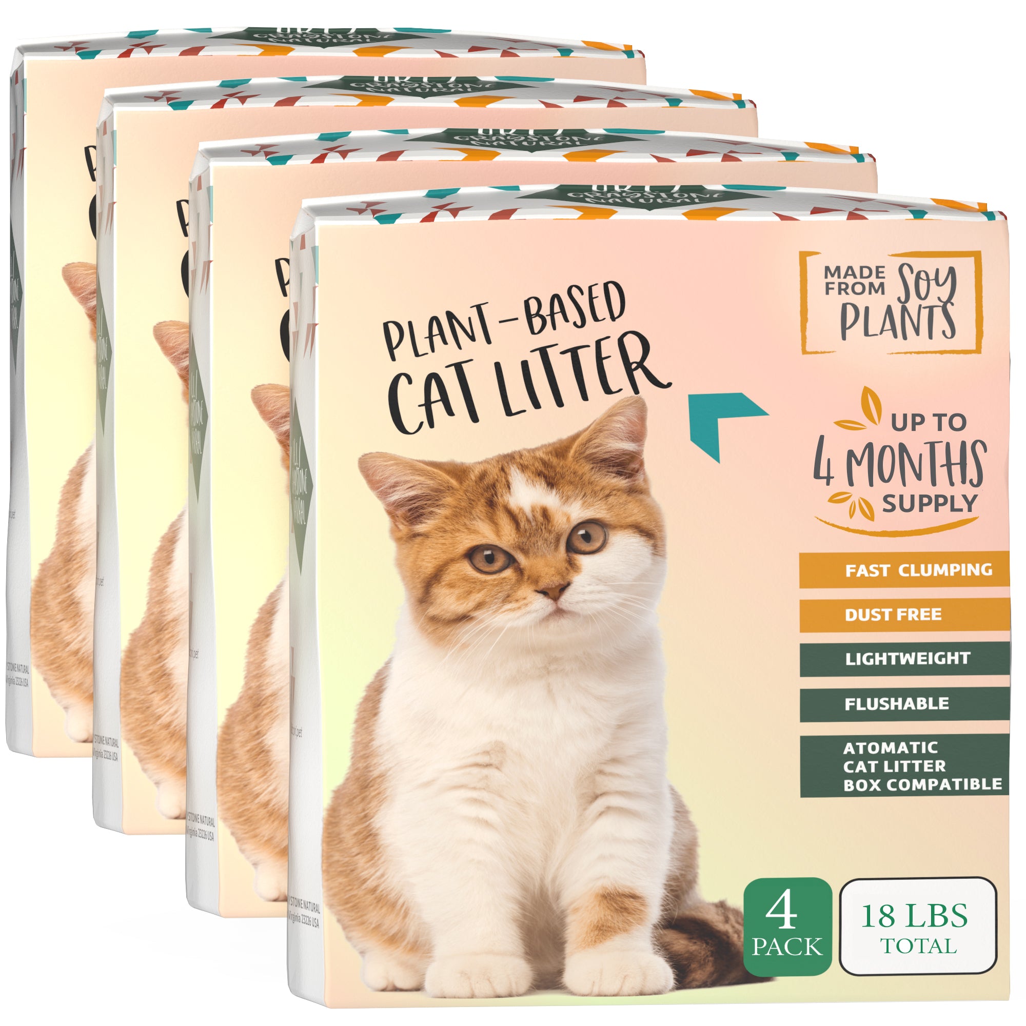 ORI Granular Tofu Cat Litter for Automatic Self-Cleaning Litter Boxes