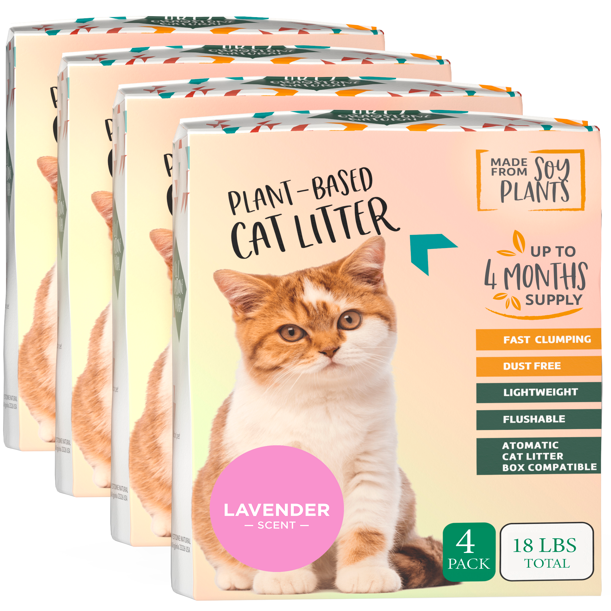ORI Granular Tofu Cat Litter for Automatic Self-Cleaning Litter Boxes