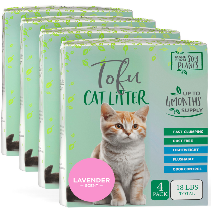 Tofu Cat Litter for Traditional Sifting Litter Boxes Natural Paw