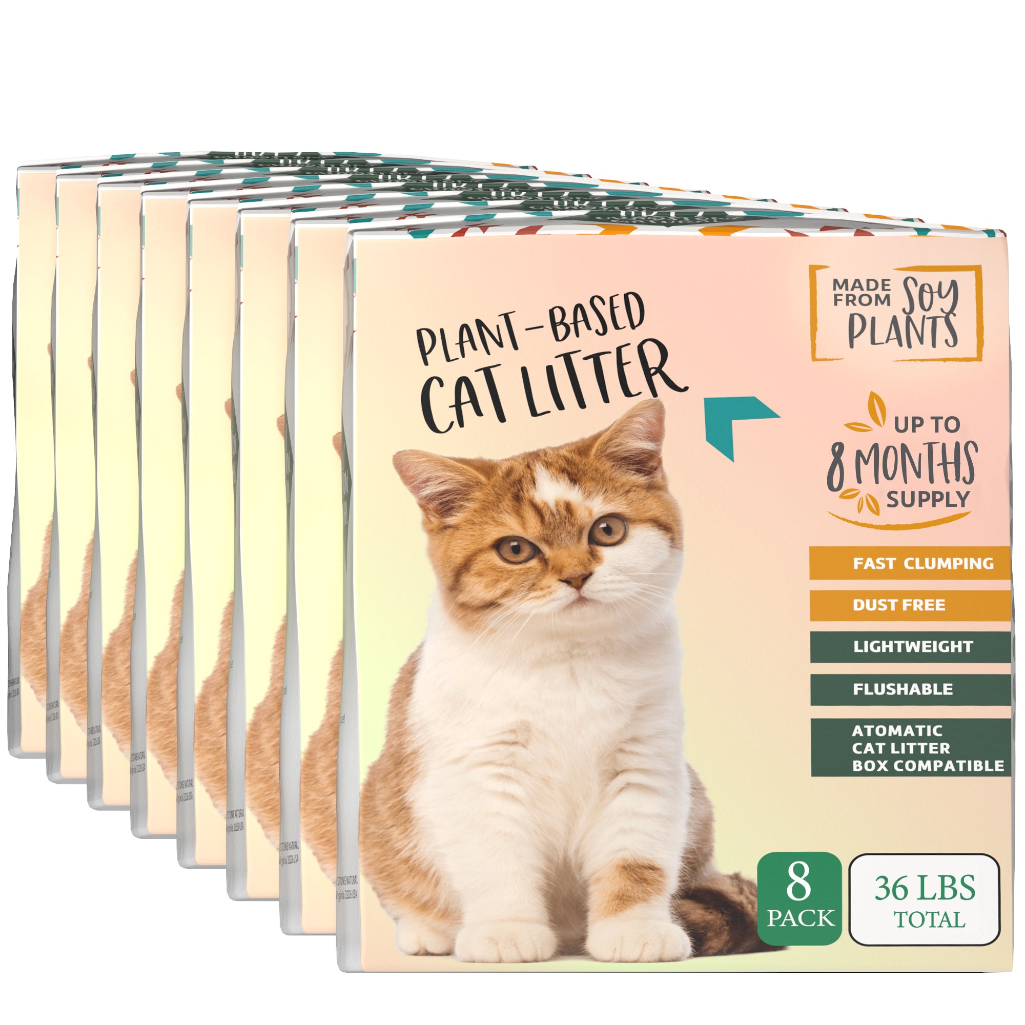 ORI Granular Tofu Cat Litter for Automatic Self-Cleaning Litter Boxes