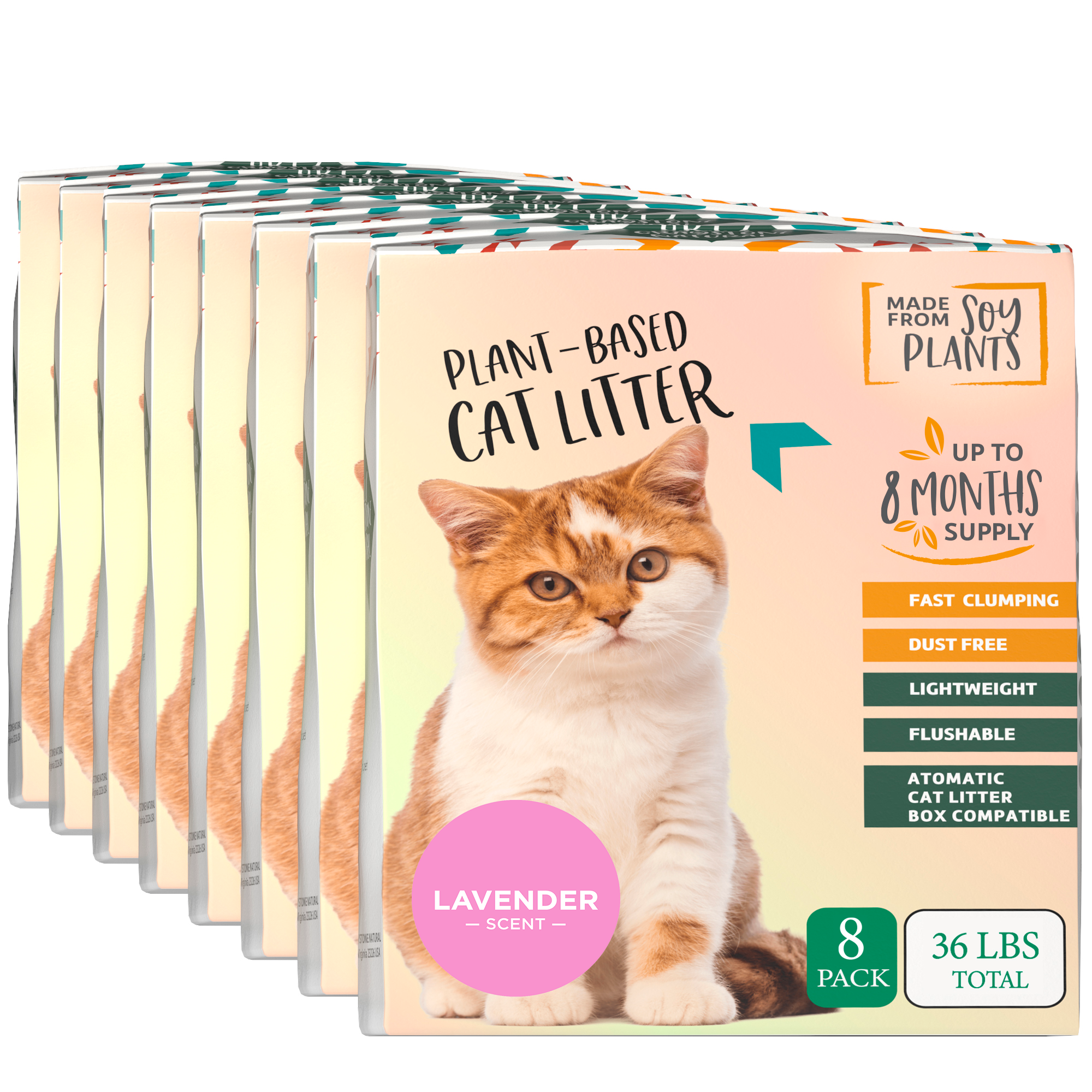 ORI Granular Tofu Cat Litter for Automatic Self-Cleaning Litter Boxes