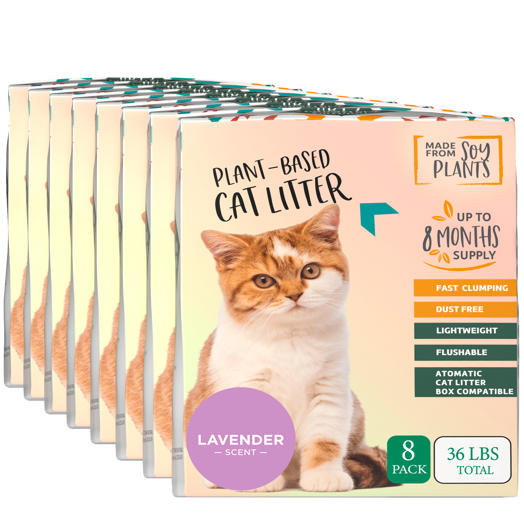 ORI Granular Tofu Cat Litter for Automatic Self-Cleaning Litter Boxes