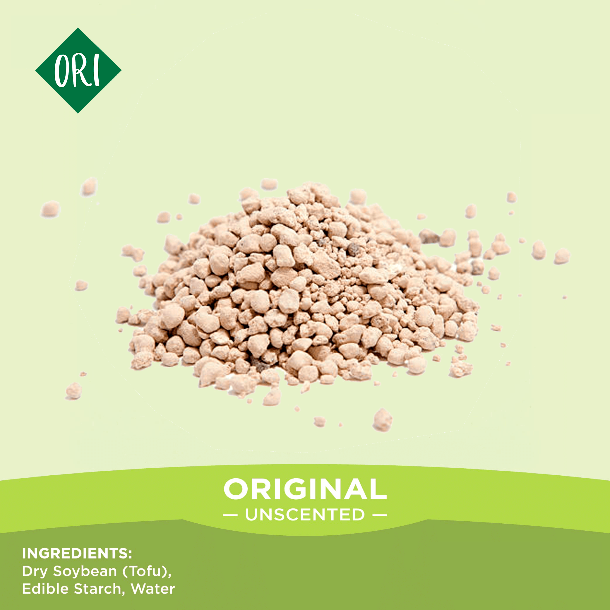 ORI Granular Tofu Cat Litter for Automatic Self-Cleaning Litter Boxes